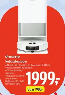 Føtex dreame Robotstøvsuger (L10S Ultra Gen 2) tilbud