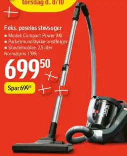 Føtex Tefal kampagneområde - støvsugere og tilbud tilbud