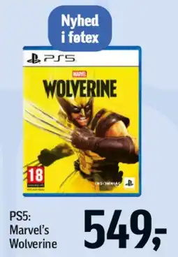 Føtex PS5: Marvel's Wolverine tilbud