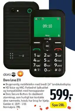 Føtex Doro Leva 611 tilbud