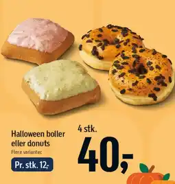 Føtex Halloween boller eller donuts tilbud