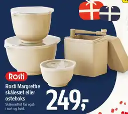 Føtex Rosti Margrethe skålesæt eller osteboks tilbud