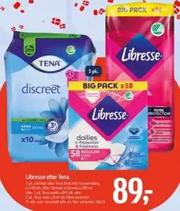 Føtex Libresse eller TENA tilbud