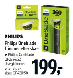 Føtex Philips OneBlade - trimmer eller skær tilbud