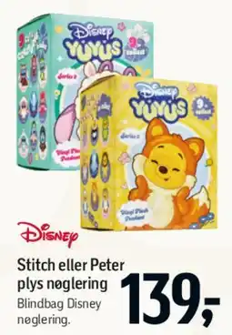 Føtex Stitch eller Peter plys nøglering tilbud
