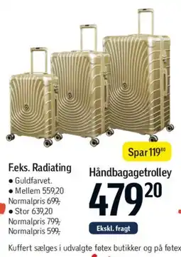 Føtex Radiating trolley tilbud
