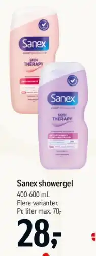 Føtex Sanex showergel tilbud