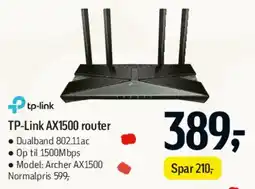 Føtex TP-Link AX1500 router tilbud