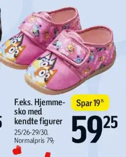 Føtex Hjemmesko med kendte figurer tilbud