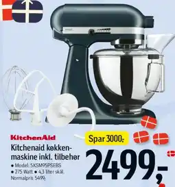 Føtex KitchenAid køkkenmaskine inkl. tilbehør tilbud
