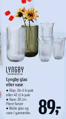 Føtex Lyngby glas eller vase tilbud