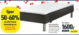 Føtex Huma Premium boxmadras tilbud