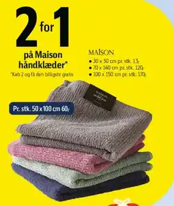 Føtex Maison håndklæder tilbud