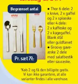 Føtex Bestiksæt (Aida) - udvalg tilbud