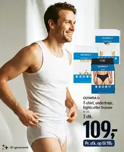 Føtex OLYMPIA T-shirt, undertrøje, tights eller trusser, 3 stk. tilbud