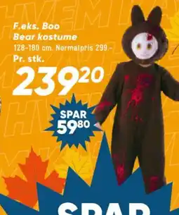 Bilka F.eks. Boo Bear kostume tilbud