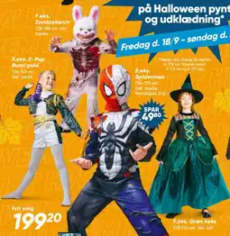 Bilka F.eks. Spiderman tilbud