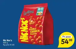 Fakta Tyskland Nic Nac's The Double Crunch Peanuts tilbud