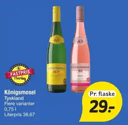 Fakta Tyskland Königsmosel tilbud