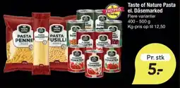 Fakta Tyskland Taste of Nature Pasta tilbud