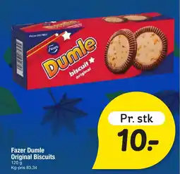 Fakta Tyskland Fazer Dumle Original Biscuits tilbud