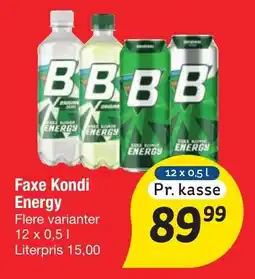 Fakta Tyskland Faxe Kondi Energy tilbud