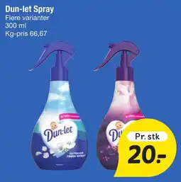 Fakta Tyskland Dun-let Spray tilbud