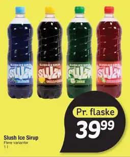 Fakta Tyskland Slush Ice Sirup tilbud