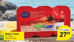 Fakta Tyskland Arnold Sorensen Makrel i Tomatsauce tilbud