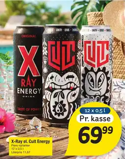 Fakta Tyskland X-Ray el. Cult Energy tilbud