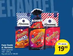 Fakta Tyskland Fazer Dumle el. Marianne tilbud