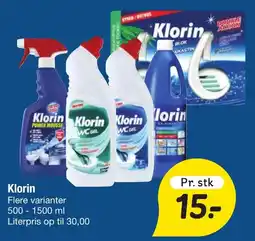 Fakta Tyskland Klorin tilbud