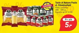 Fakta Tyskland Taste of Nature Pasta tilbud