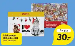 Fakta Tyskland Chrisco Julekalender til Hund el. Kat tilbud