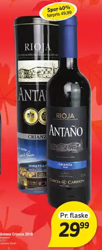 Fakta Tyskland Antano Crianza tilbud
