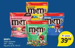 Fakta Tyskland M&M's tilbud