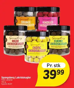 Fakta Tyskland Spangsberg Lakridskugler tilbud