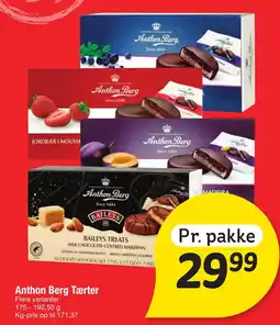 Fakta Tyskland Anthon Berg Tærter tilbud