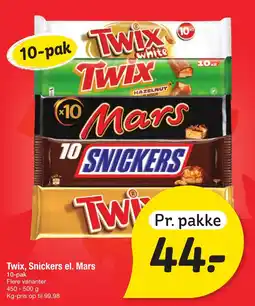 Fakta Tyskland Twix, Snickers el. Mars tilbud