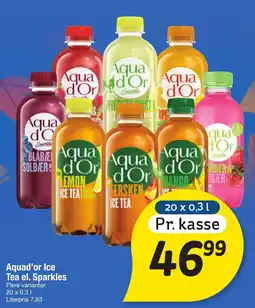 Fakta Tyskland Aquad'or Ice Tea el. Sparkles tilbud