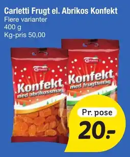 Fakta Tyskland Carletti Konfekt med abrikossmag tilbud