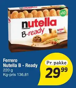 Fakta Tyskland Ferrero Nutella B - Ready tilbud