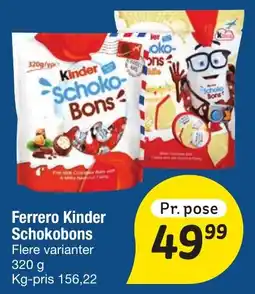 Fakta Tyskland Ferrero Kinder Schokobons tilbud