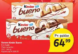 Fakta Tyskland Ferrero Kinder Bueno tilbud