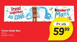 Fakta Tyskland Ferrero Kinder Maxi tilbud