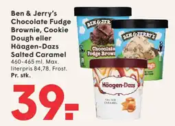 SPAR Ben & Jerry's Chocolate Fudge Brownie Cookie Dough eller Häagen-Dazs Salted Caramel tilbud