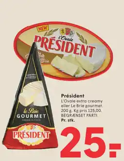 SPAR President le Brie Gourmet tilbud