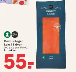 SPAR Gestus Røget Laks i Skiver tilbud