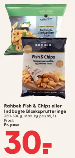 SPAR Rahbek Fish & Chips tilbud