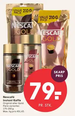 SPAR Nescafé Instant Kaffe tilbud
